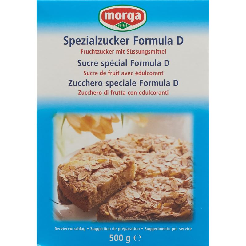 MORGA Spezialzucker Formula D 500 g