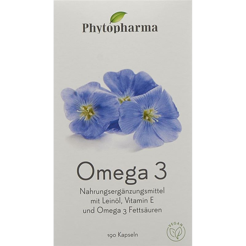 PHYTOPHARMA Omega 3 Kaps Ds 190 Stk