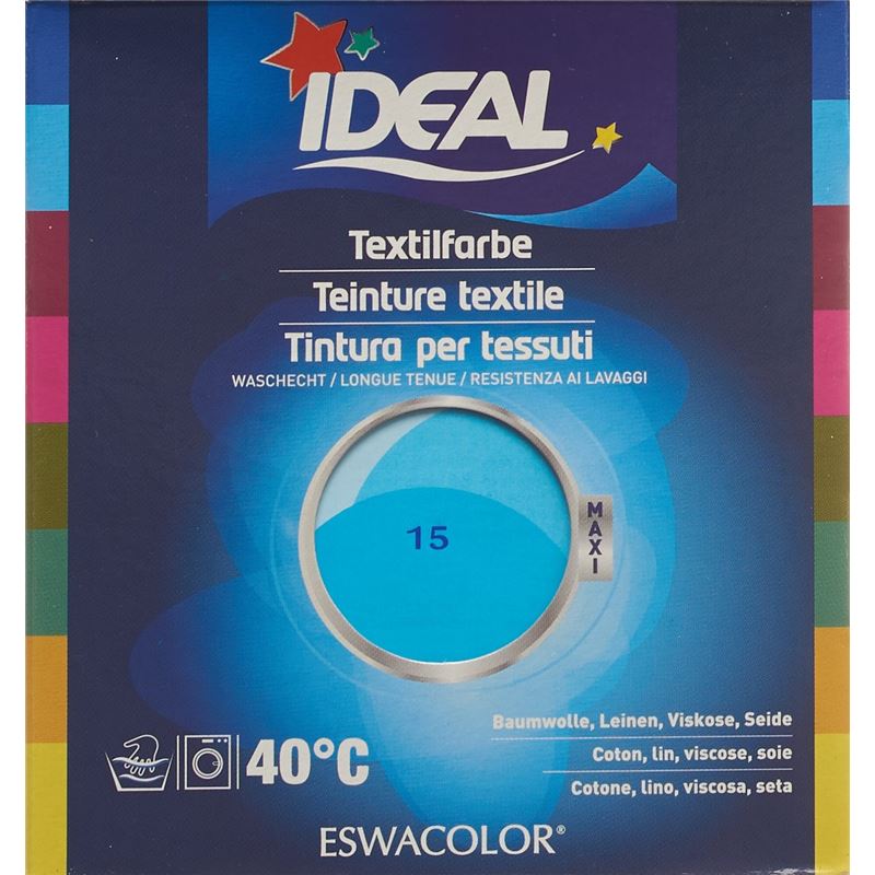 IDEAL MAXI Baumwolle Color No15 türkis