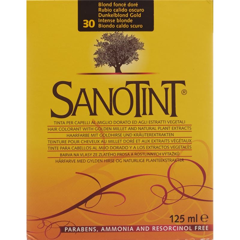 SANOTINT Haarfarbe 30 dunkelblond gold