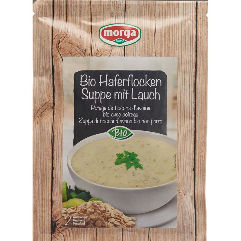MORGA Haferflocken Suppe mit Lauch Bio 45 g
