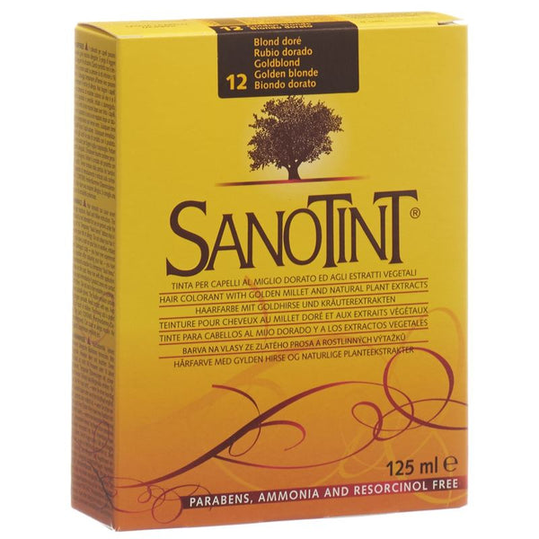 SANOTINT Haarfarbe 12 goldblond