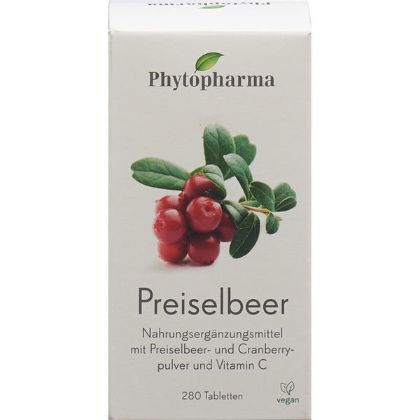 PHYTOPHARMA Preiselbeer Tabl 280 Stk