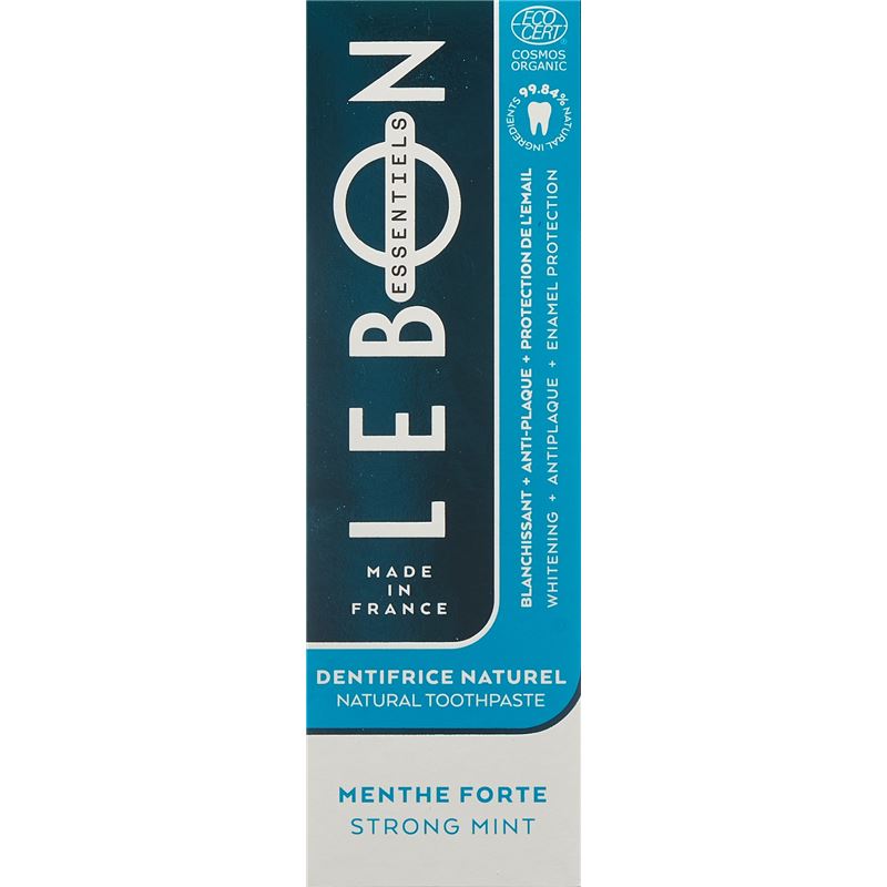 LEBON ESSENTIELS Zahnpasta starke Minze Bio 80 ml