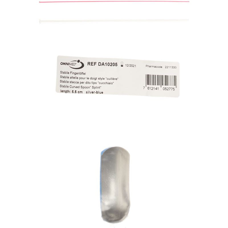 OMNIMED Dalco Fingerlöffel 5.5cm silber blau