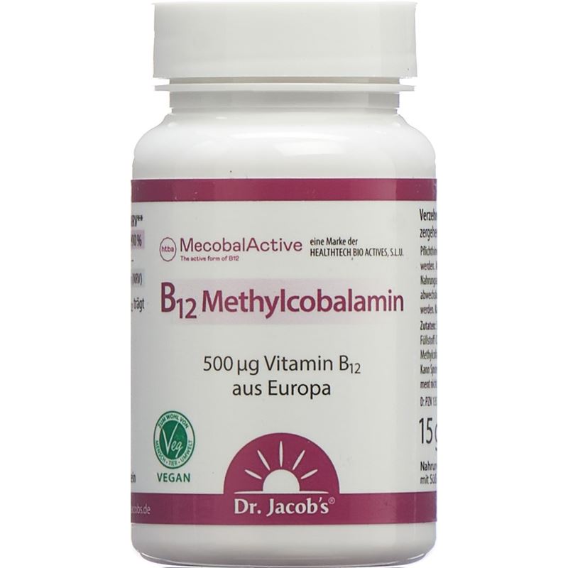 DR. JACOB'S B12 Methylcobalamin Lutschtabl 60 Stk