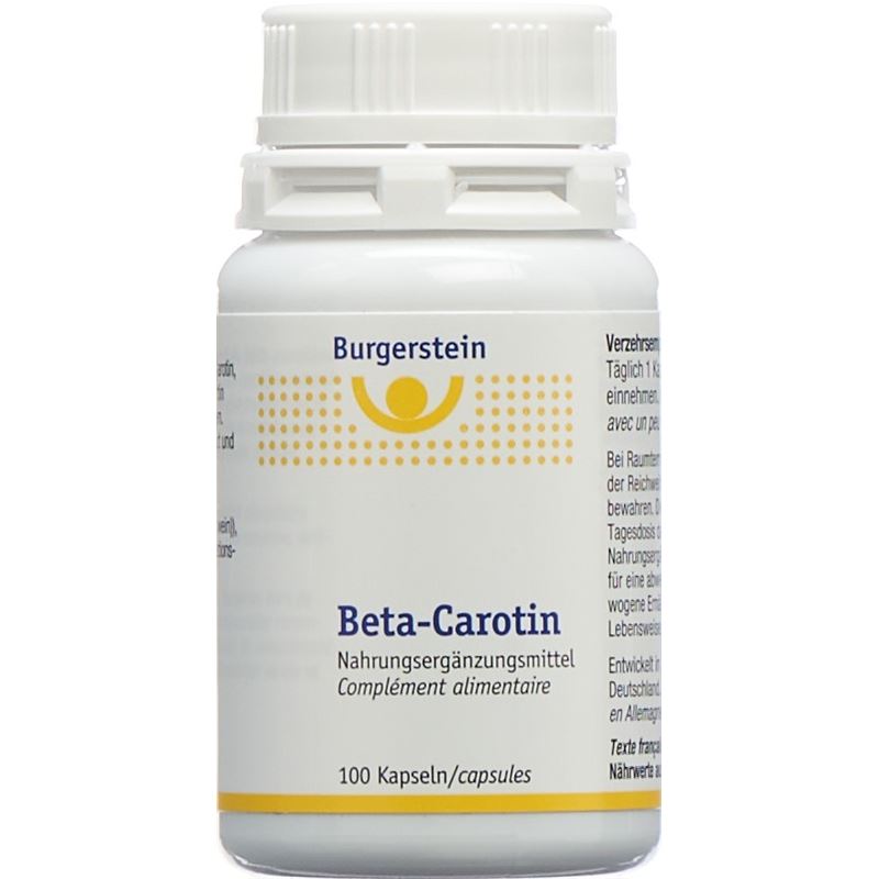 BURGERSTEIN Beta-Carotin Kaps Ds 100 Stk