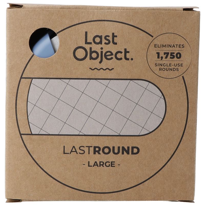 LASTROUND Wiederverwendbare Wattepads breit blau