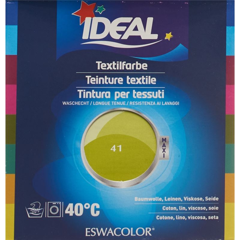 IDEAL MAXI Baumwolle Color No41 anis grün