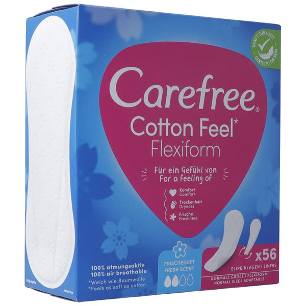 CAREFREE Cotton Feel Flexiform Fresh 56 Stk