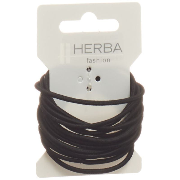 HERBA Haarbinder 4.2cm schwarz 16 Stk