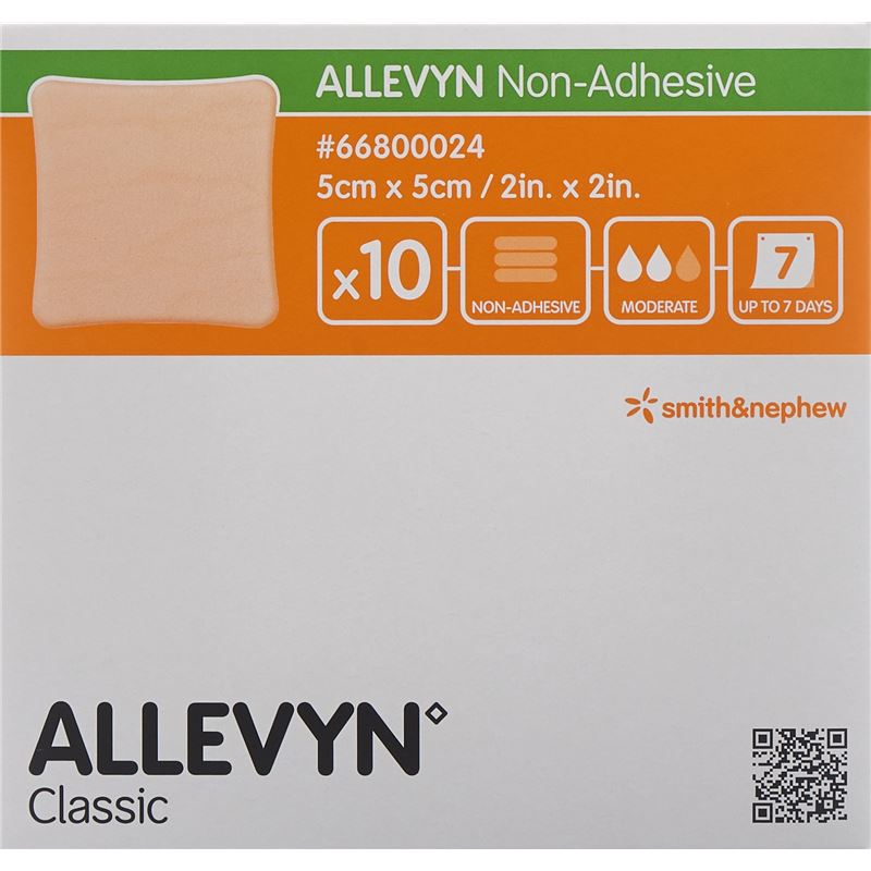 ALLEVYN NON-ADH Wundverband 5x5cm 10 Stk