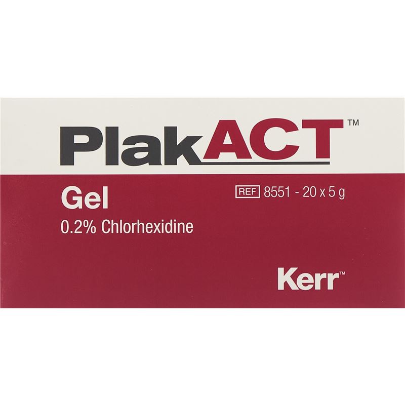 PLAKACT Gel 0.2 % Chlorhexidin 20 Tb 5 g