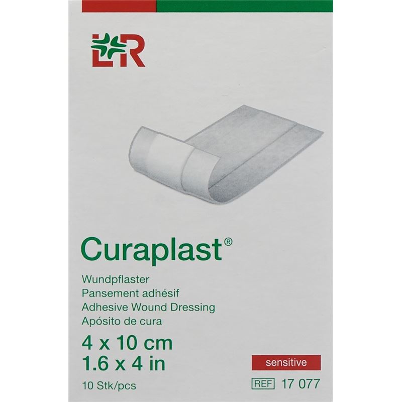 CURAPLAST Wundverband 4cmx10cm hautfarbig 10 Stk