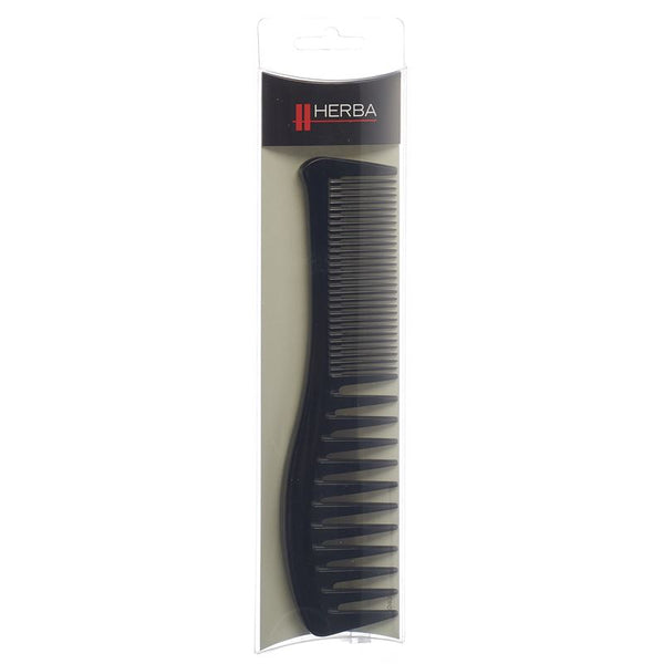 HERBA Frisier- Entwirrkamm 19cm Hartgummi schwarz
