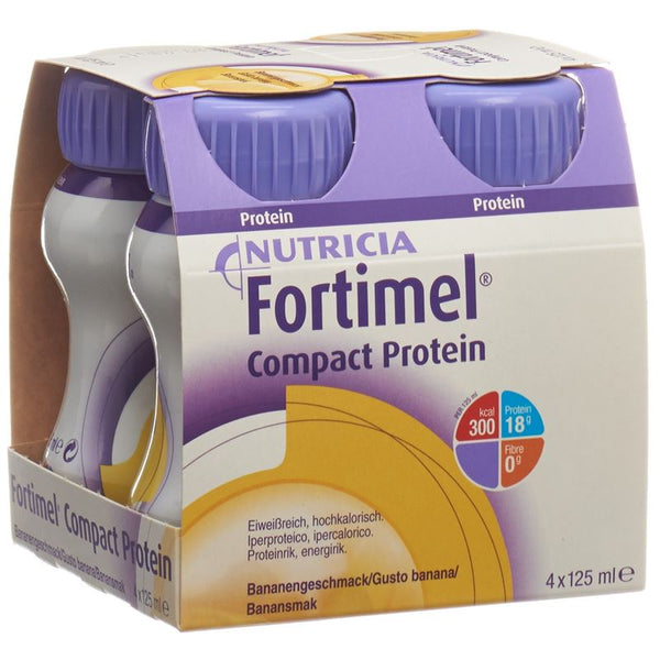 FORTIMEL Compact Protein Banane 4 Fl 125 ml