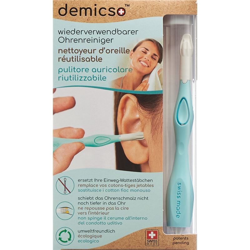 DEMICSO wiederverwendbarer Ohrreiniger Box