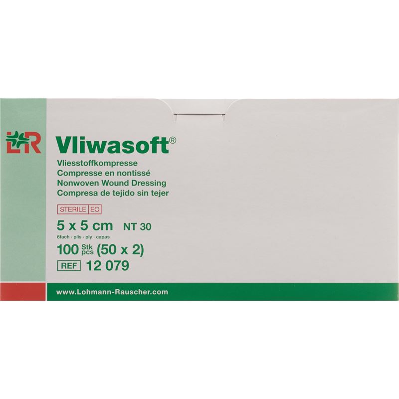 VLIWASOFT Vliesstoffko 5x5cm 6-l st 50 x 2 Stk
