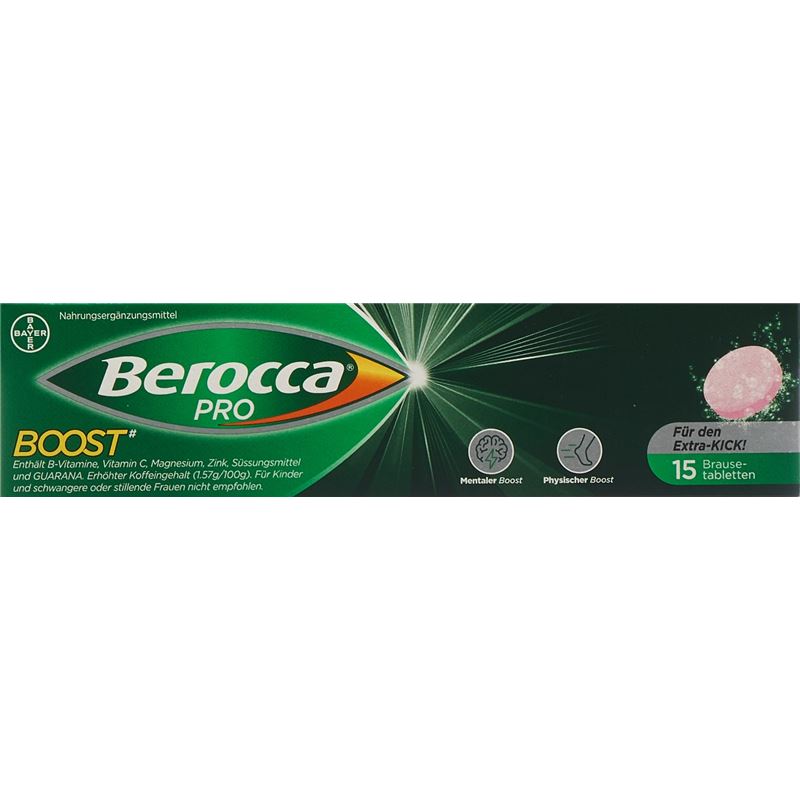 BEROCCA PRO Boost Brausetabl 15 Stk
