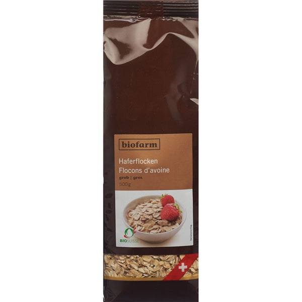 BIOFARM Haferflocken grob Knospe Btl 500 g