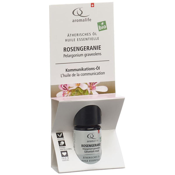 AROMALIFE TOP Rosengeranie Äth/Öl BIO Fl 5 ml