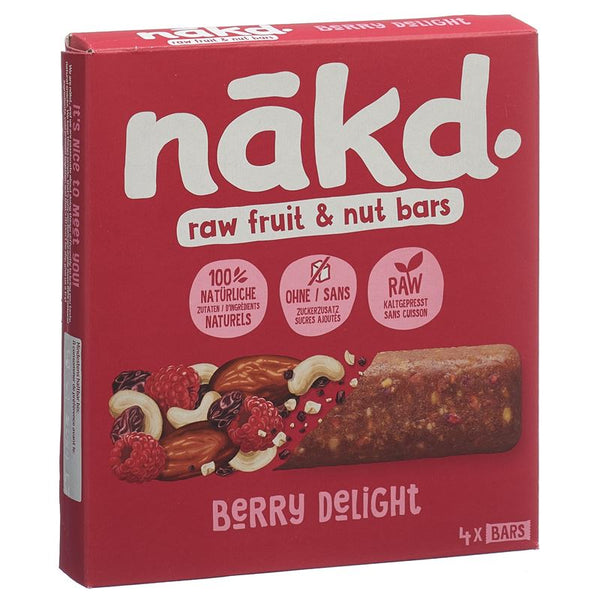 NAKD Riegel Berry Delight 4 x 35 g