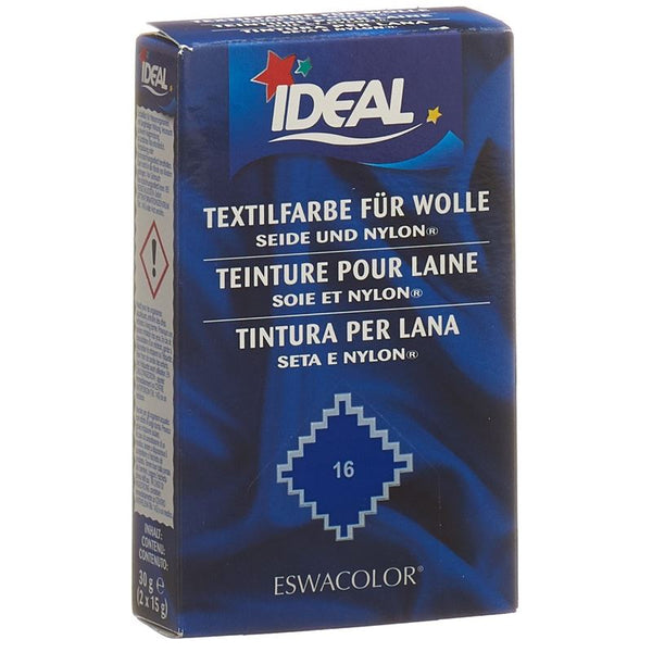 IDEAL Wolle Color Plv No16 blau franc 30 g